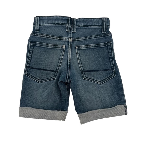 Cat & Jack Slim Cuffed Hem Bermuda Jean Shorts Size 6 Kids - Picture 3 of 5